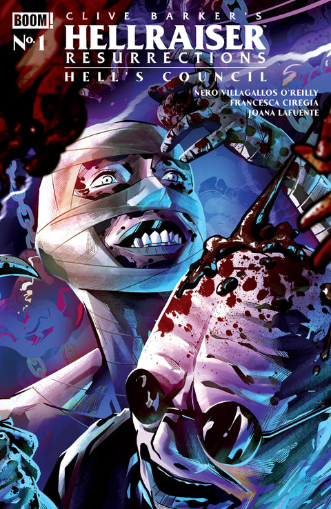 Hellraiser: Resurrections - Hell's Council #1 B Variant (Dressed, Sabbatini) Boom Entertainment Nero Villagallos O'Reilly Francesca Ciregia Federico Sabbatini