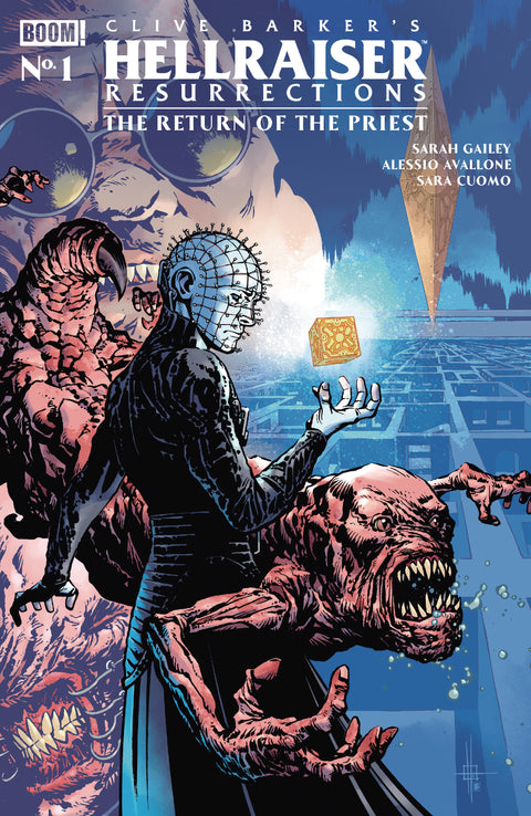 Hellraiser: Resurrections - The Return of the Priest #1 A Main (Dressed, Howard) Boom Entertainment Sarah Gailey Alessio Avallone Zach Howard