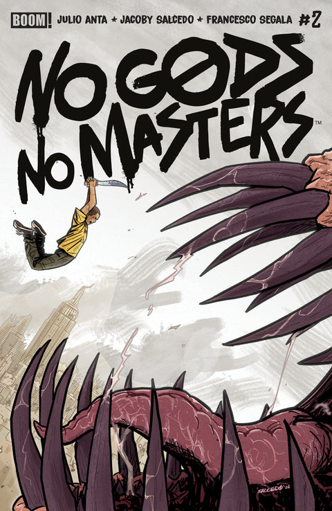 No Gods, No Masters #2 A Main (Dressed, Salcedo) Boom Entertainment Julio Anta Jacoby Salcedo Jacoby Salcedo