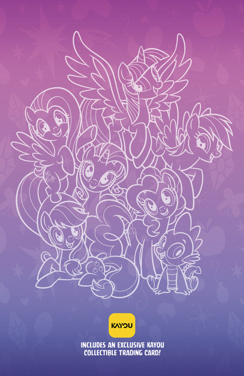 My Little Pony: Friendship is Magic (2026) #1 E Polybagged Collectible Card Variant (Dressed, Fleecs) Boom Entertainment Seanan McGuire Amy Mebberson Tony Fleecs