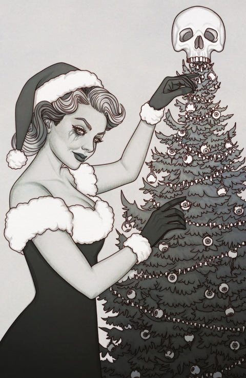 Christmas Darkness #1 C Glow in the Dark Variant (Full Art, Glow in the Dark, Frison) Boom Entertainment Benito Cereno Miklós Felvidéki Jenny Frison