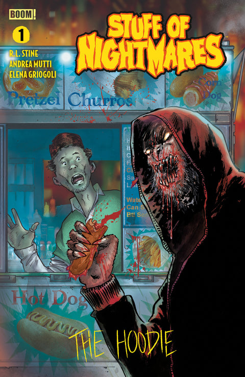 Stuff of Nightmares: The Hoodie #1 B Variant (Dressed, Mutti) Boom Entertainment R.L. Stine Andrea Mutti Andrea Mutti