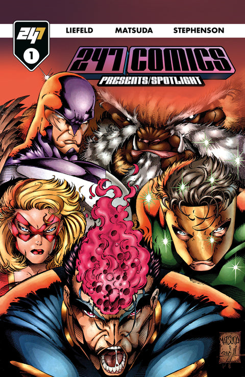 247 Comics Presents / Spotlight #1 Cover E - NEWMEN Tokyopop Brian Buccellato Larry Hama