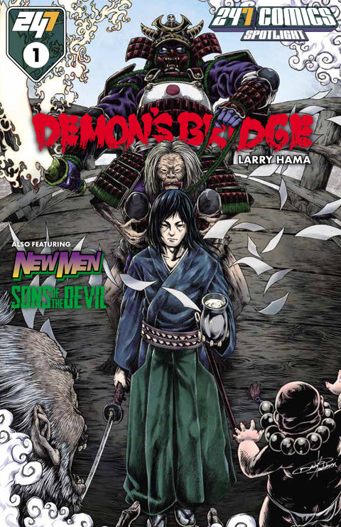 247 COMICS Presents / Spotlight #1 Cover J - Demon's Bridge Manga Var Tokyopop Brian Buccellato Larry Hama Daisuke Kadokuni