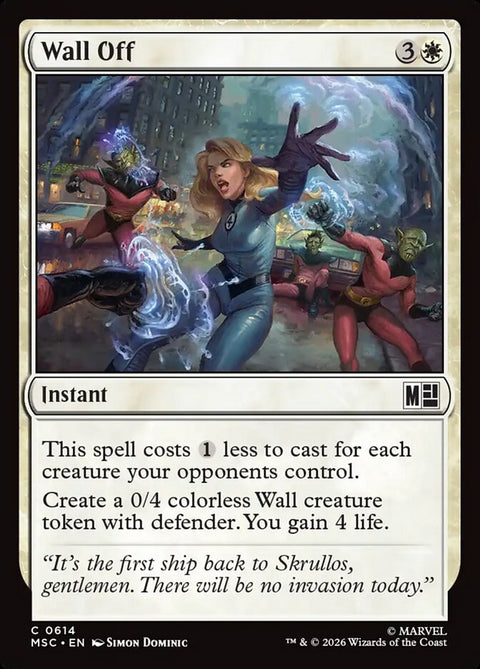 Wall Off (Foil)