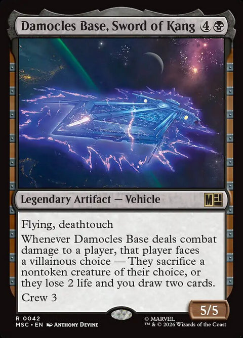 Damocles Base, Sword of Kang