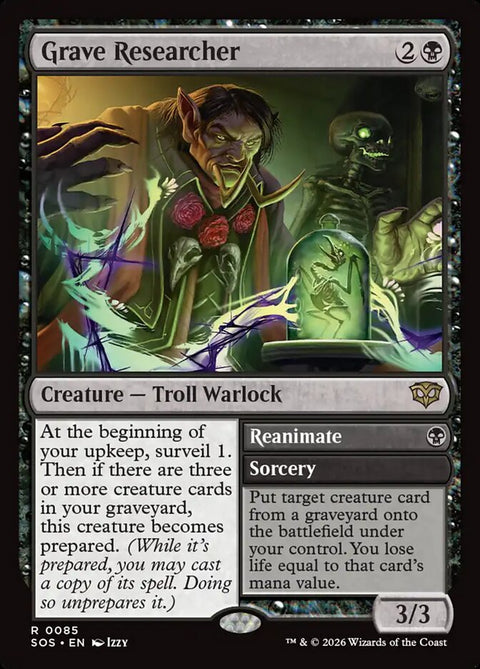 Grave Researcher // Reanimate (Foil)
