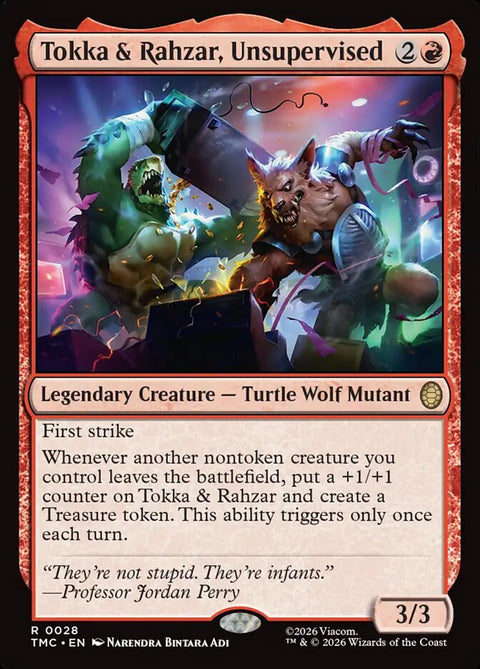 Tokka & Rahzar, Unsupervised (Commander)