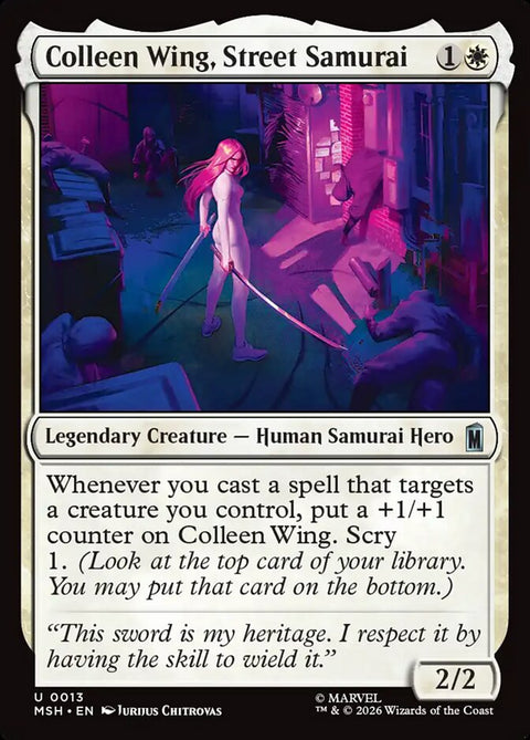 Colleen Wing, Street Samurai (Foil)