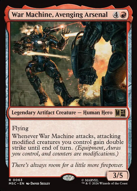 War Machine, Avenging Arsenal (Foil)