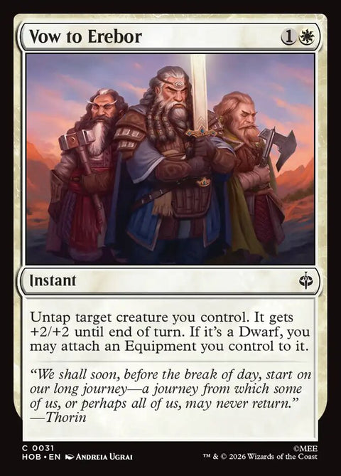 Vow to Erebor (Foil)