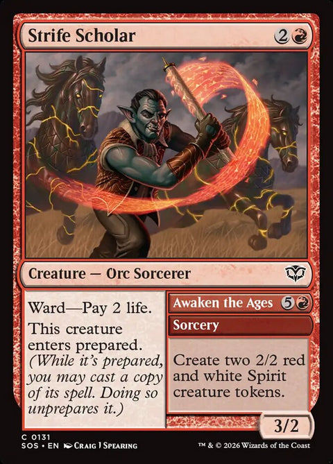 Strife Scholar // Awaken the Ages (Foil)