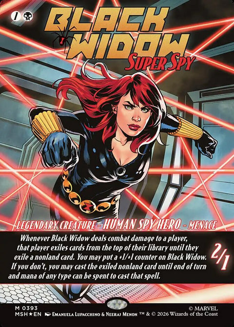 Black Widow, Super Spy (Foil)