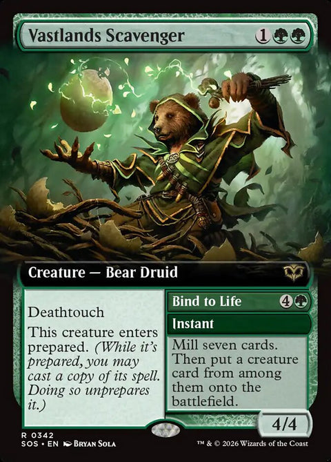 Vastlands Scavenger // Bind to Life (Foil)