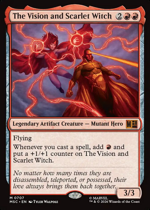 The Vision and Scarlet Witch (Foil)