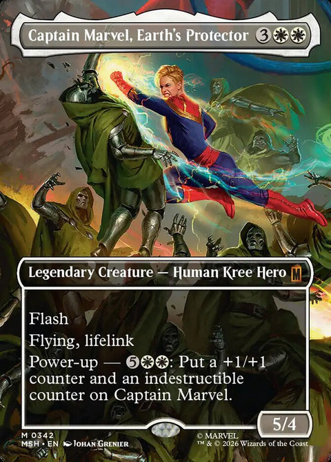 Captain Marvel, Earth's Protector (Foil)