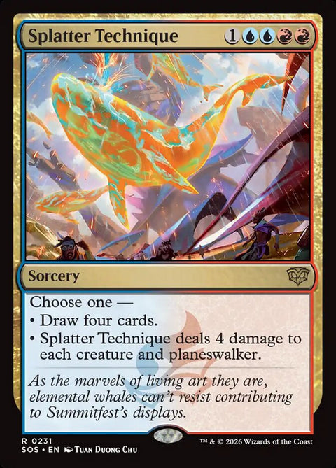 Splatter Technique (Foil)