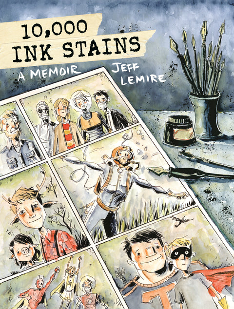 10,000 Ink Stains: A Memoir Dark Horse Comics Jeff Lemire