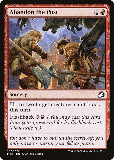 Abandon the Post (Foil)