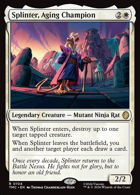 Splinter, Aging Champion (Commander)