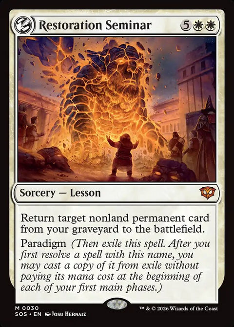 Restoration Seminar (Foil)