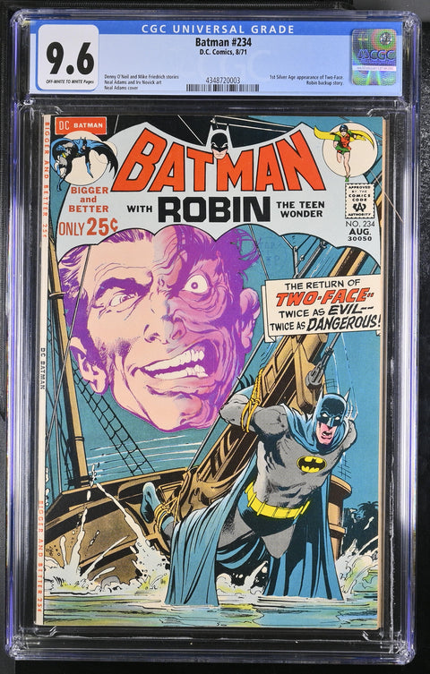 Batman #234 (CGC 9.6) (1971) 1st Two Face