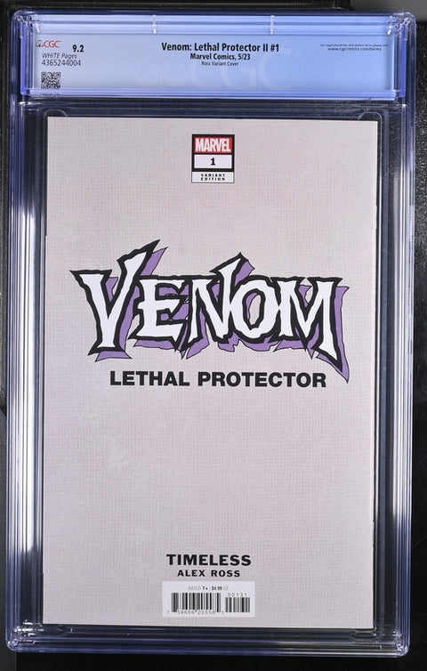 Venom: Lethal Protector II #1 (CGC 9.2) (2023) Alex Ross Timeless Venom Variant