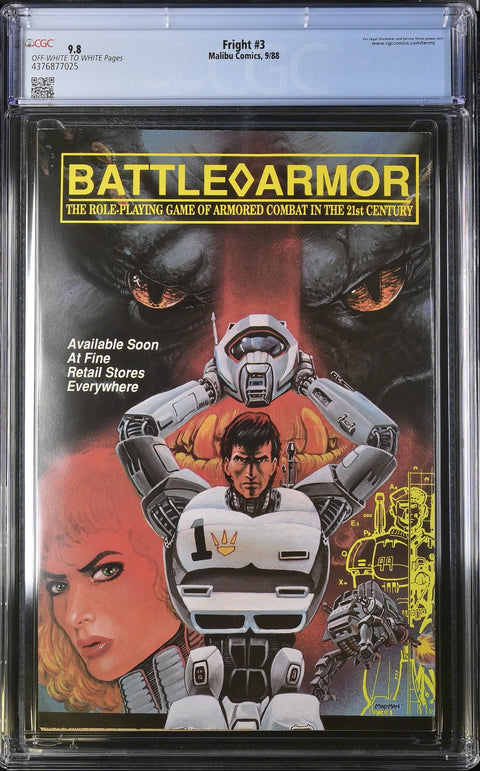 Fright #3 (CGC 9.8) (1988) 1st Freddie in comics