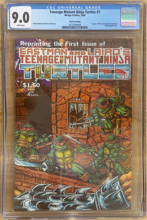 Teenage Mutant Ninja Turtles #1 (CGC 9.0) (1985) Fourth Printing