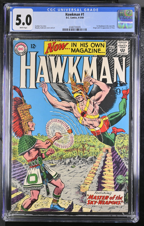 Hawkman, Vol. 1 #1 (CGC 5.0) (1964)