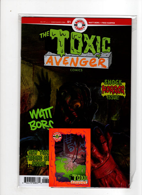 The Toxic Avenger Comics #1 (Cvr D) (2025) *Signed by Matt Bors* Trading Card By Mayday Trippe Variant