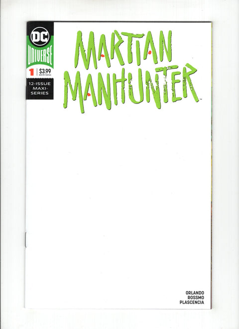 Martian Manhunter, Vol. 5 #1 (Cvr C) (2018) Variant Blank Cover  C Variant Blank Cover  Buy & Sell Comics Online Comic Shop Toronto Canada