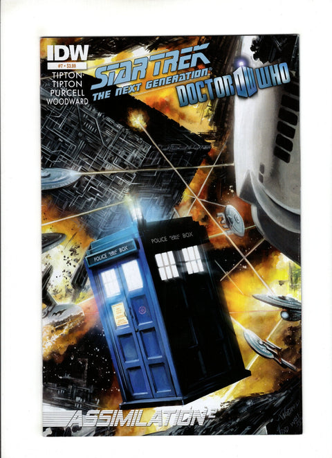 Star Trek: The Next Generation / Doctor Who: Assimilation #7 (Cvr A) (2012) J.K. Woodward Regular A J.K. Woodward Regular Buy & Sell Comics Online Comic Shop Toronto Canada