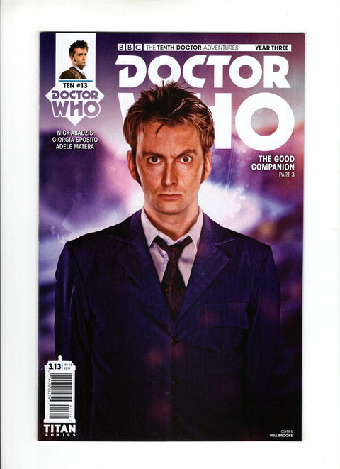 Doctor Who: The Tenth Doctor Adventures - Year Three #13 (Cvr B) (2018) Will Brooks Photo Variant B Will Brooks Photo Variant Buy & Sell Comics Online Comic Shop Toronto Canada