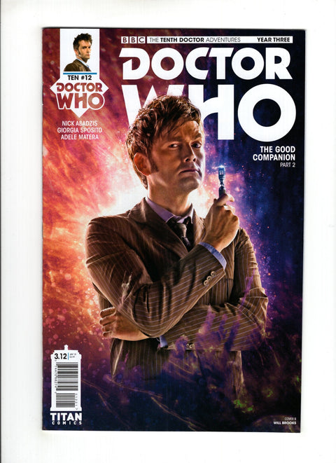Doctor Who: The Tenth Doctor Adventures - Year Three #12 (Cvr B) (2017) Will Brooks Photo Variant B Will Brooks Photo Variant Buy & Sell Comics Online Comic Shop Toronto Canada
