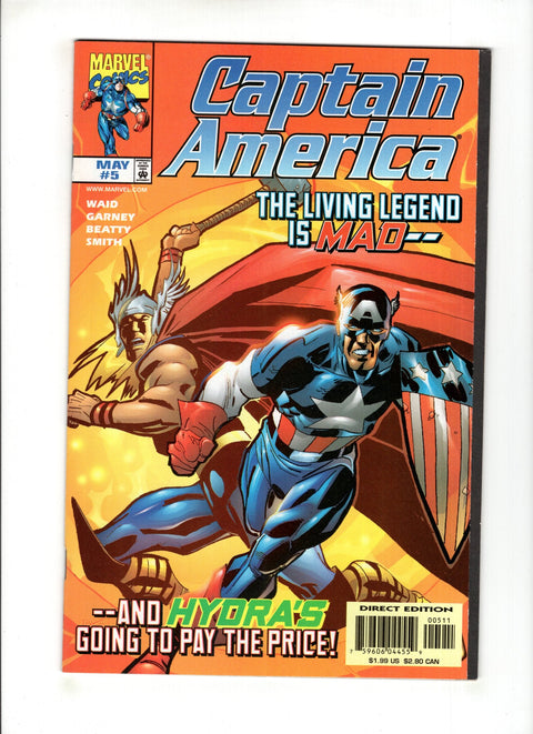 Captain America, Vol. 3 #5 (1998) Buy & Sell Comics Online Comic Shop Toronto Canada