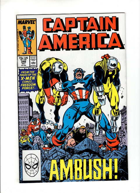 Captain America, Vol. 1 #346 (1988) Buy & Sell Comics Online Comic Shop Toronto Canada
