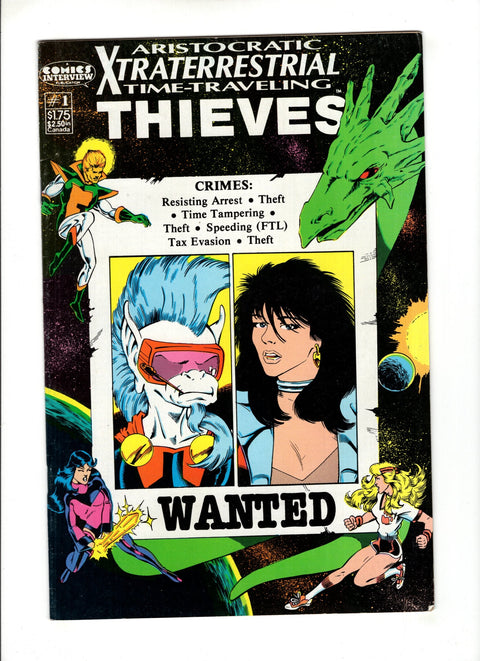 Aristocratic X-traterrestrial Time-Traveling Thieves #1 (1987) Buy & Sell Comics Online Comic Shop Toronto Canada