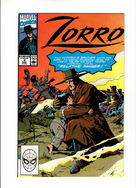 Zorro (Marvel) #4 (1991) Buy & Sell Comics Online Comic Shop Toronto Canada