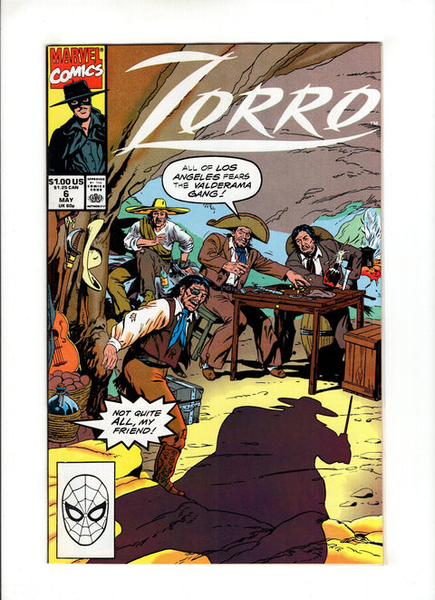 Zorro (Marvel) #6 (1991) Buy & Sell Comics Online Comic Shop Toronto Canada