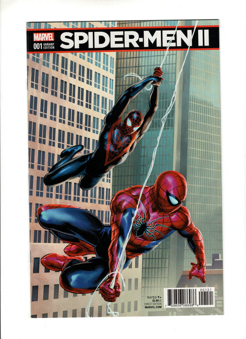 Spider-Men II #1 (Cvr B) (2017) Variant Jesus Saiz Connecting Cover B Variant Jesus Saiz Connecting Cover Buy & Sell Comics Online Comic Shop Toronto Canada