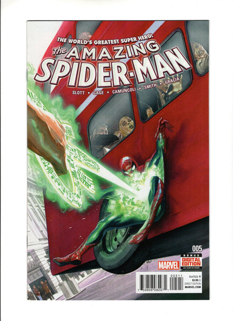 The Amazing Spider-Man, Vol. 4 #5 (2015) Alex Ross Cover Alex Ross Cover Buy & Sell Comics Online Comic Shop Toronto Canada