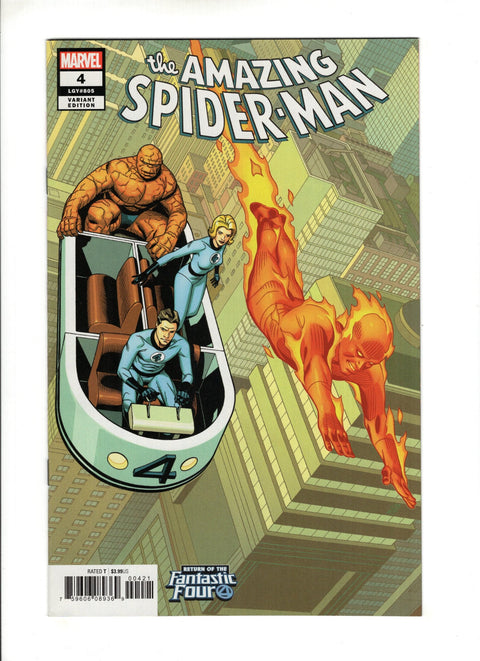 The Amazing Spider-Man, Vol. 5 #4 (Cvr B) (2018) Variant Chris Sprouse Return Of The Fantastic Four Cover B Variant Chris Sprouse Return Of The Fantastic Four Cover Buy & Sell Comics Online Comic Shop Toronto Canada