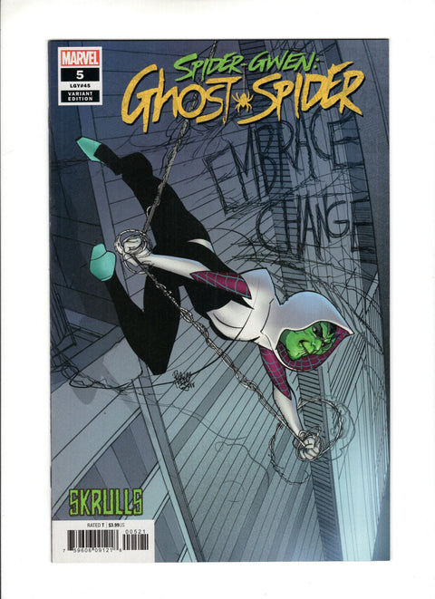 Spider-Gwen: Ghost-Spider, Vol. 1 #5 (Cvr B) (2019) Variant Pasqual Ferry Skrulls Cover B Variant Pasqual Ferry Skrulls Cover Buy & Sell Comics Online Comic Shop Toronto Canada