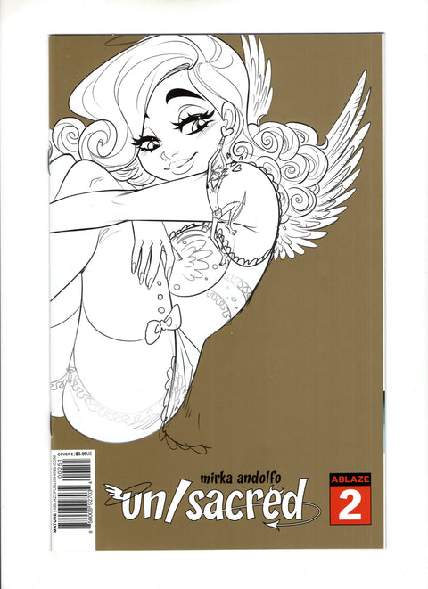 Mirka Andolfo's Unsacred #2 (Cvr E) (2019) Incentive Gold Lingerie Angelina Variant E Incentive Gold Lingerie Angelina Variant Buy & Sell Comics Online Comic Shop Toronto Canada