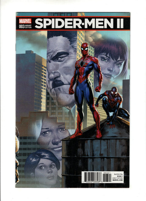 Spider-Men II #3 (Cvr B) (2017) Variant Jesus Saiz Connecting C Cover B Variant Jesus Saiz Connecting C Cover Buy & Sell Comics Online Comic Shop Toronto Canada