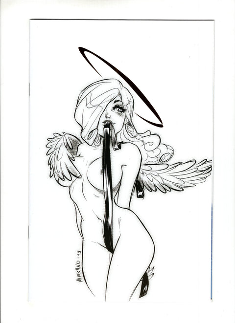 Mirka Andolfo's Unsacred #1 (Cvr E) (2019) B&W Gold Halo Angelina Variant Cover E B&W Gold Halo Angelina Variant Cover Buy & Sell Comics Online Comic Shop Toronto Canada