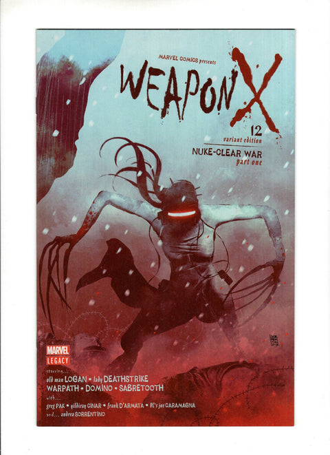 Weapon X, Vol. 3 #12 (Cvr D) (2017) Incentive Andrea Sorrentino Variant Cover D Incentive Andrea Sorrentino Variant Cover Buy & Sell Comics Online Comic Shop Toronto Canada