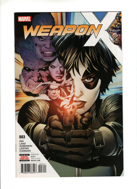 Weapon X, Vol. 3 #3 (Cvr A) (2017) Regular Greg Land Cover A Regular Greg Land Cover Buy & Sell Comics Online Comic Shop Toronto Canada