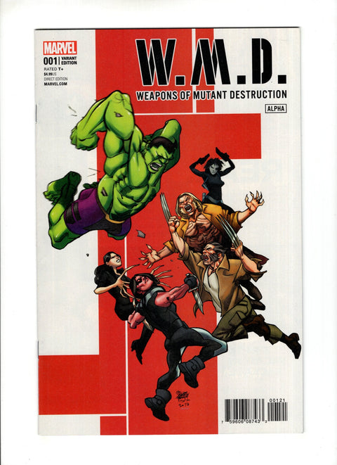 Weapons of Mutant Destruction: Alpha #1 (Cvr B) (2017) Variant Pasqual Ferry Cover B Variant Pasqual Ferry Cover Buy & Sell Comics Online Comic Shop Toronto Canada